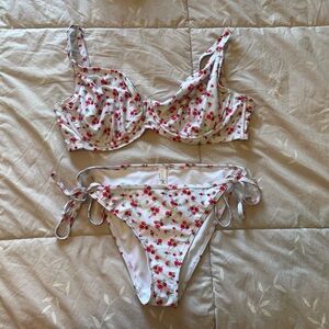 SOLD on Ebay Peek & Beau Floral cute Bikini set UK36G